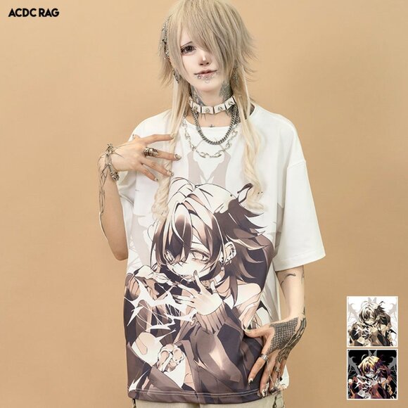 ACDC Rag x Gedraji Cryptid Corpse White Oversized Tee - Picture 3 of 6